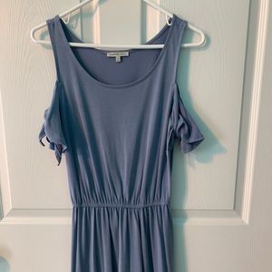 Off the shoulder blue Charlotte Russe dress!